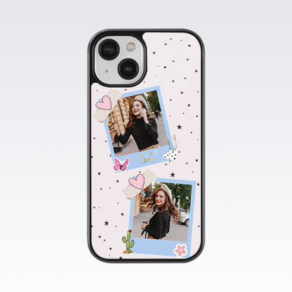 Aesthetic Two Custom Photo Glass Case