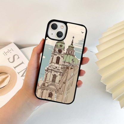 Tower of hotel Glass Case