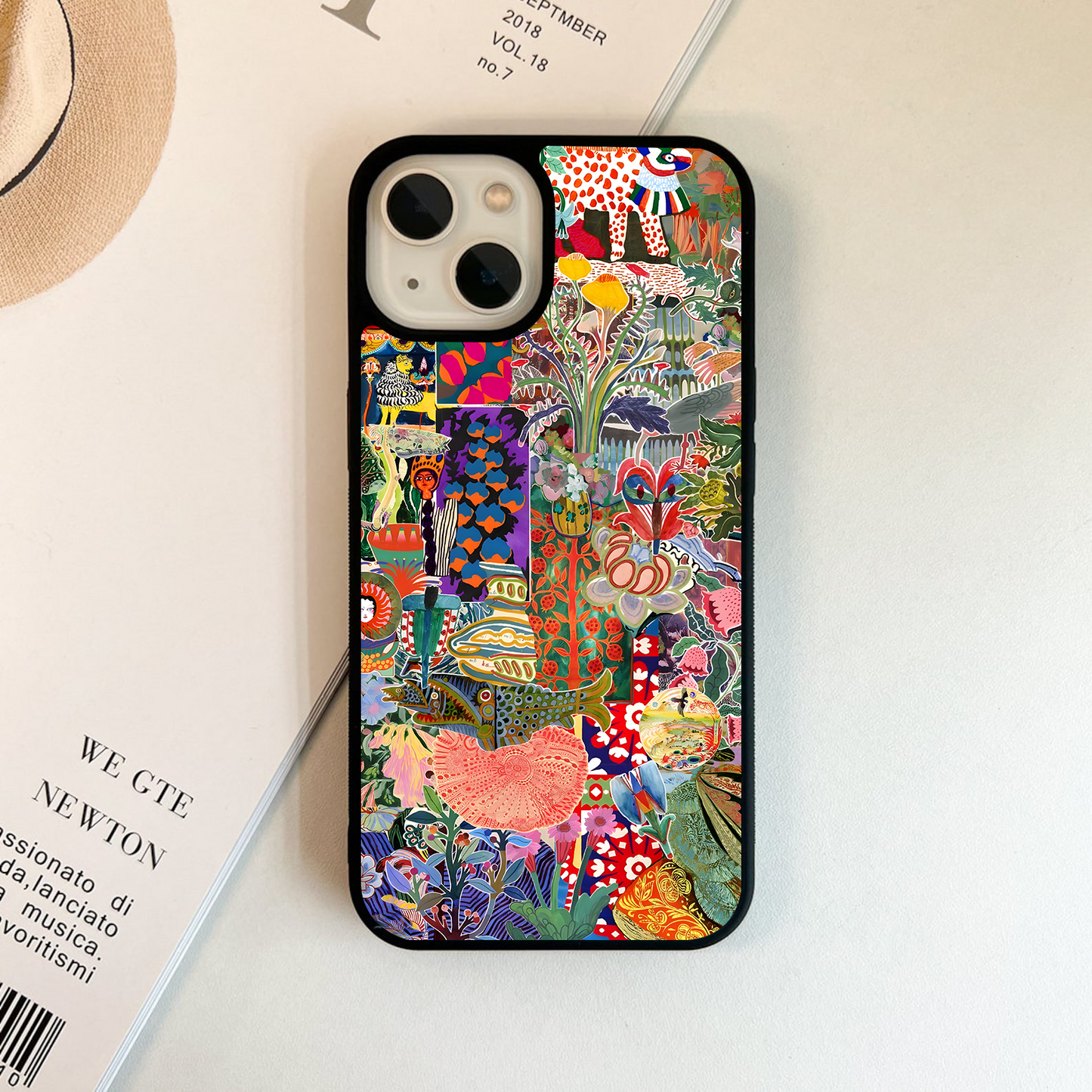 Vivid Jungle Paradise Glass Case