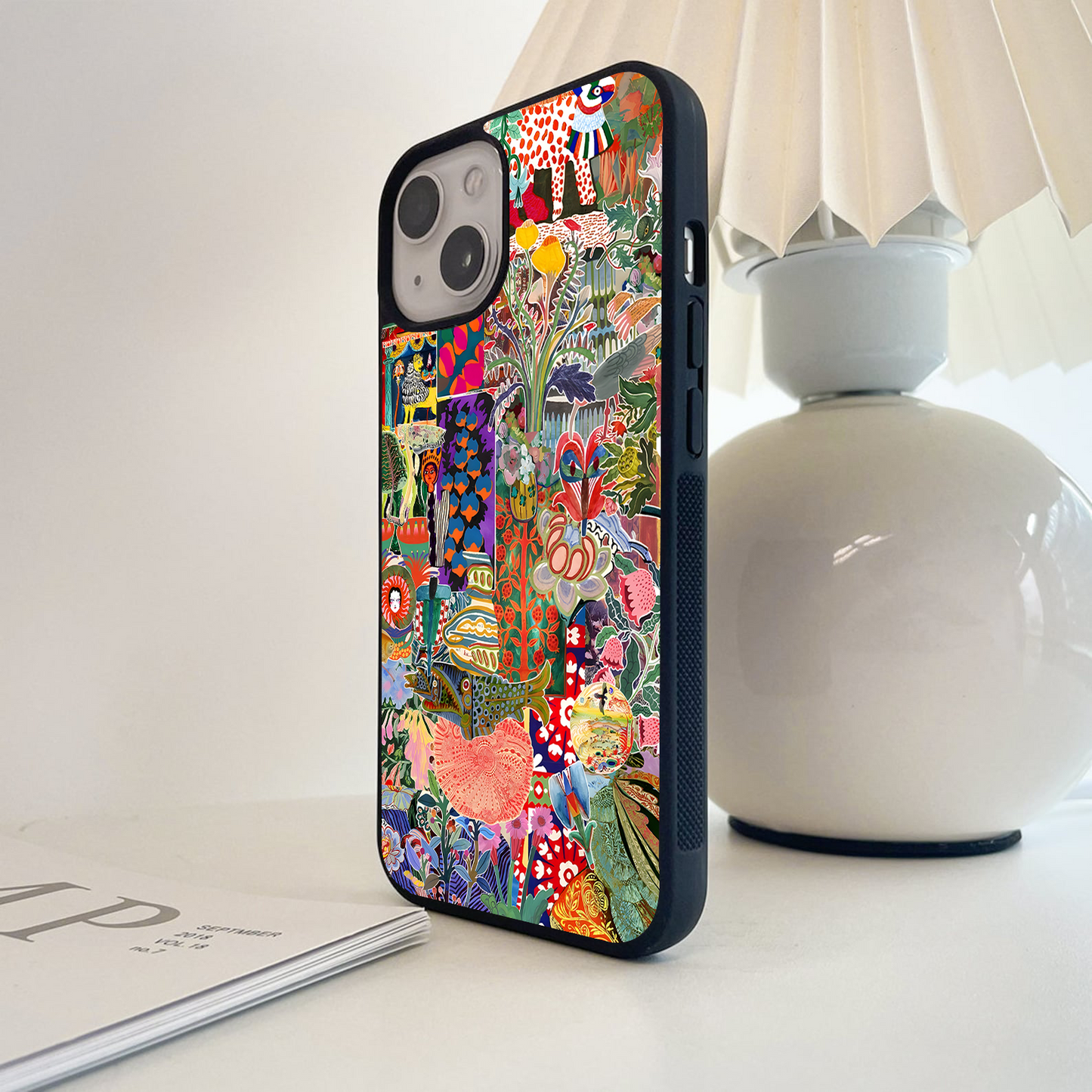 Vivid Jungle Paradise Glass Case