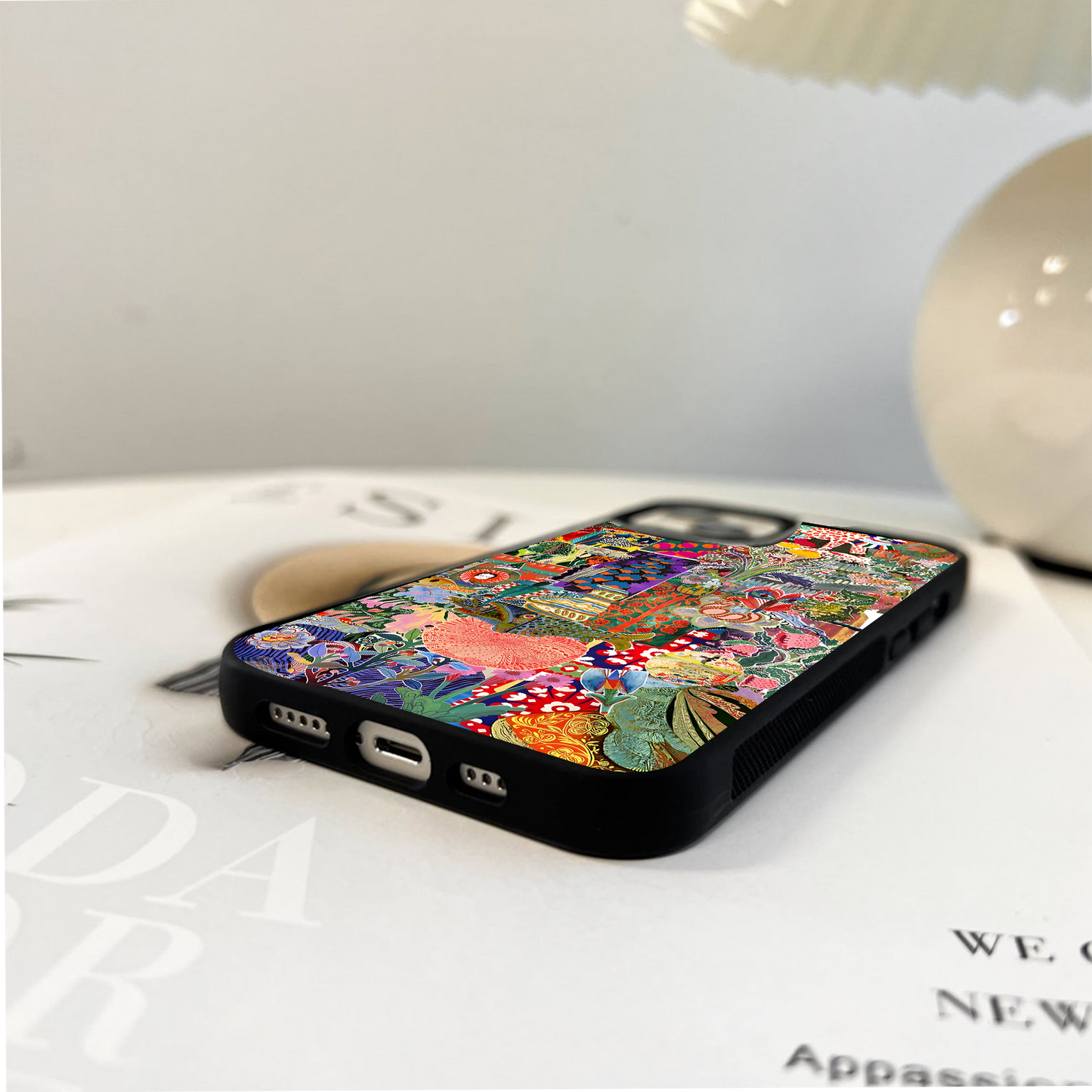 Vivid Jungle Paradise Glass Case