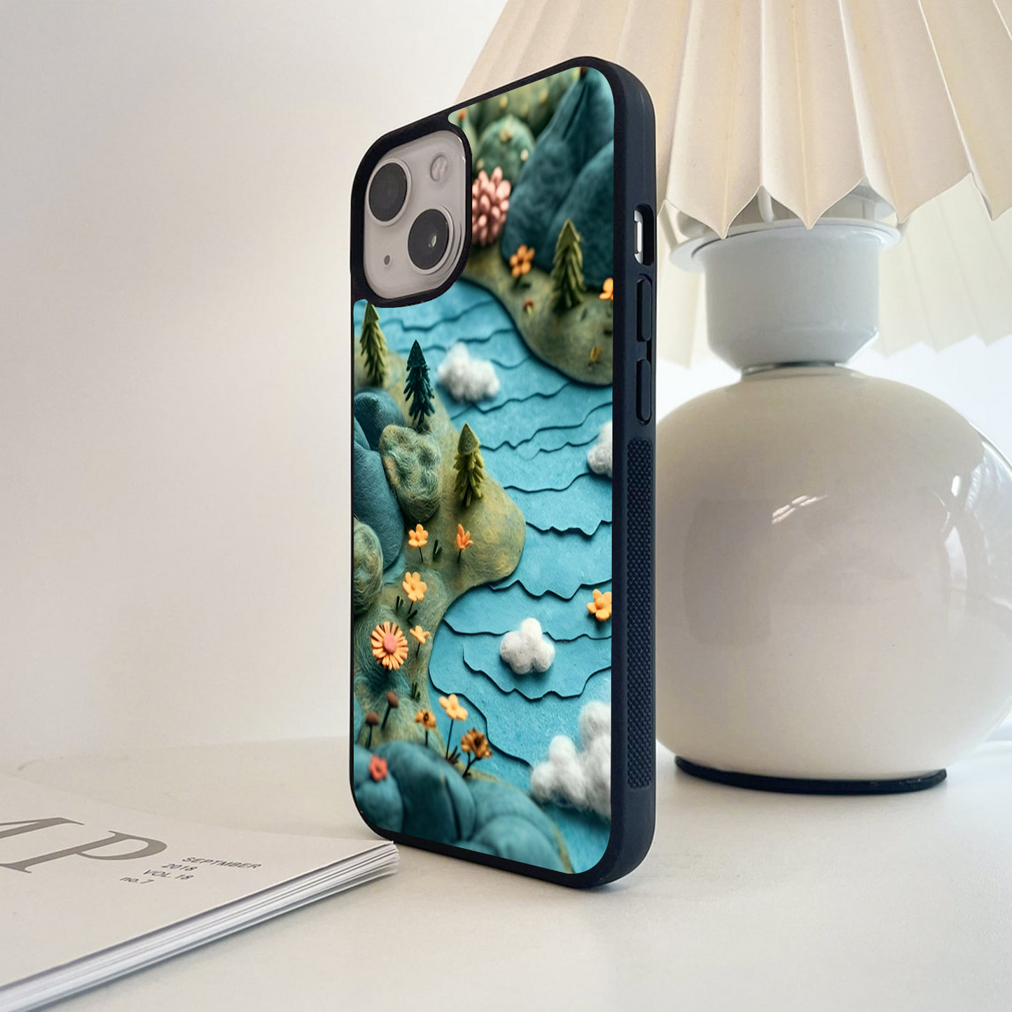 Woolen Riverland Trail Glass Case