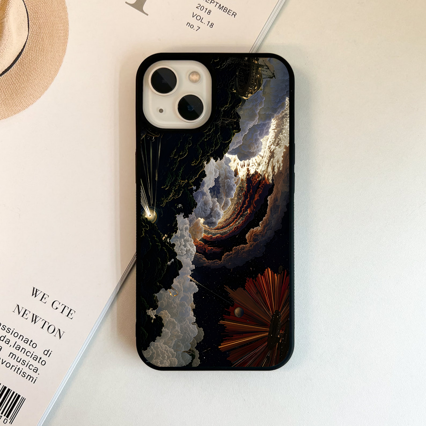 Voyage Through Cosmos Glass Case