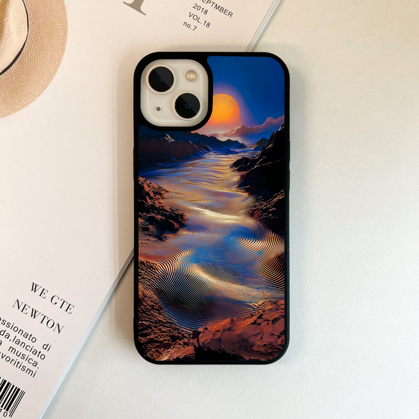 Mystic Sunset Valley Glass Case