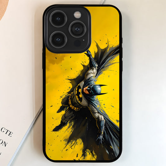 Batman Yellow Flight Glass Case