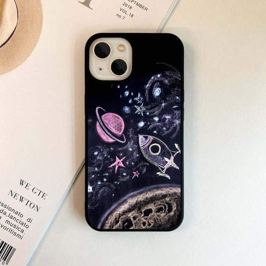 Chalkboard Universe Glass Case