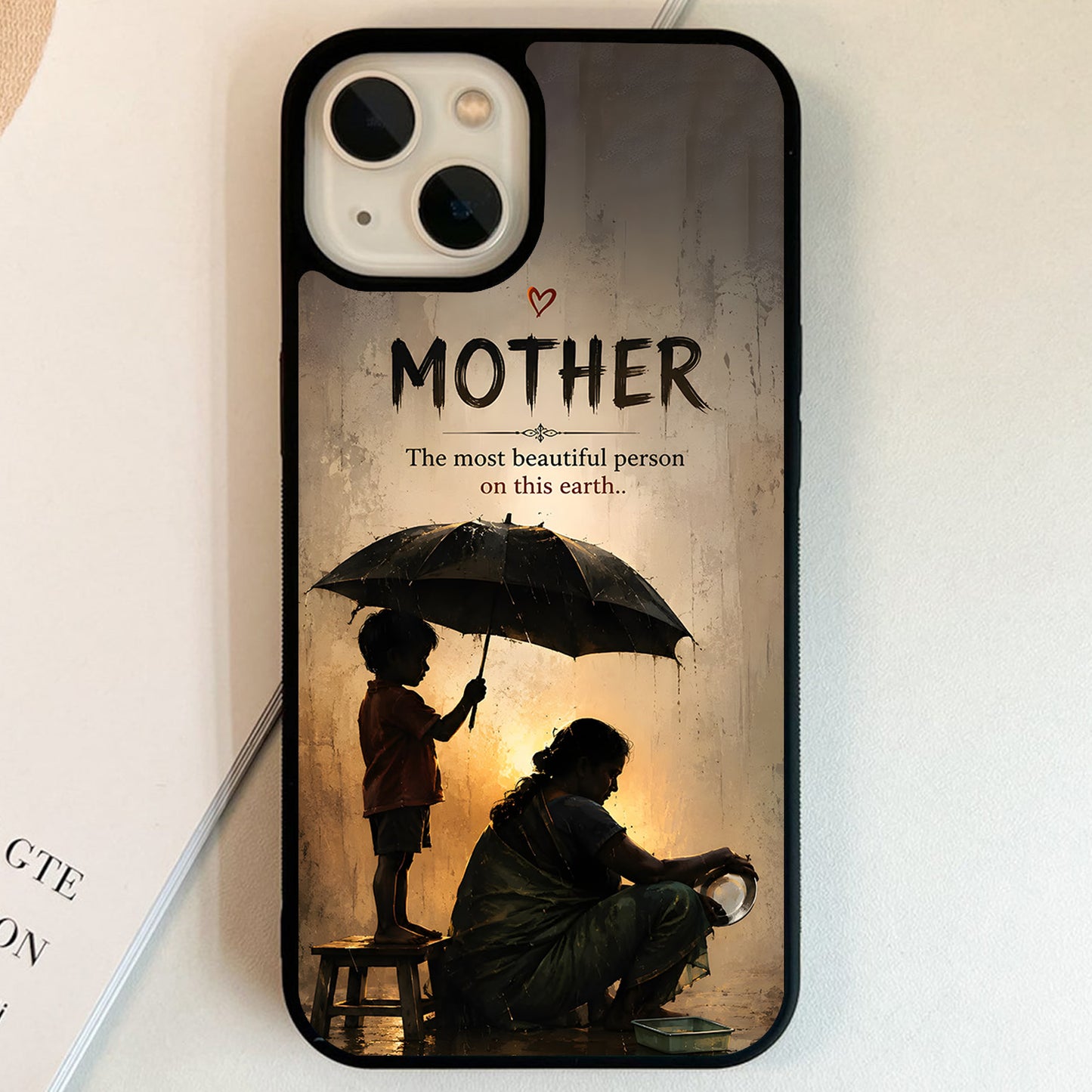 Mother's Greatest Strength Glass Case