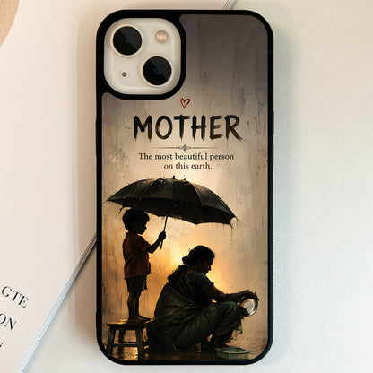Mother's Greatest Strength Glass Case