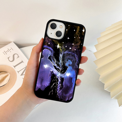 Electric Heart Bond Glass Case