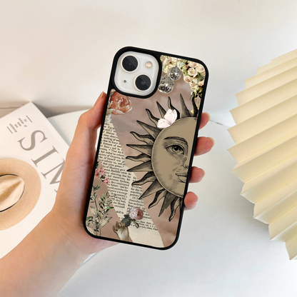 Boho Mystic Bloom Glass Case