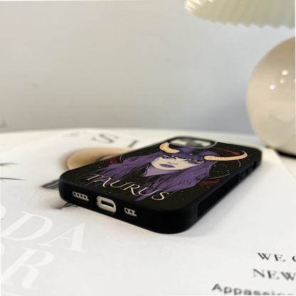 Zodiac Taurus Glass Case