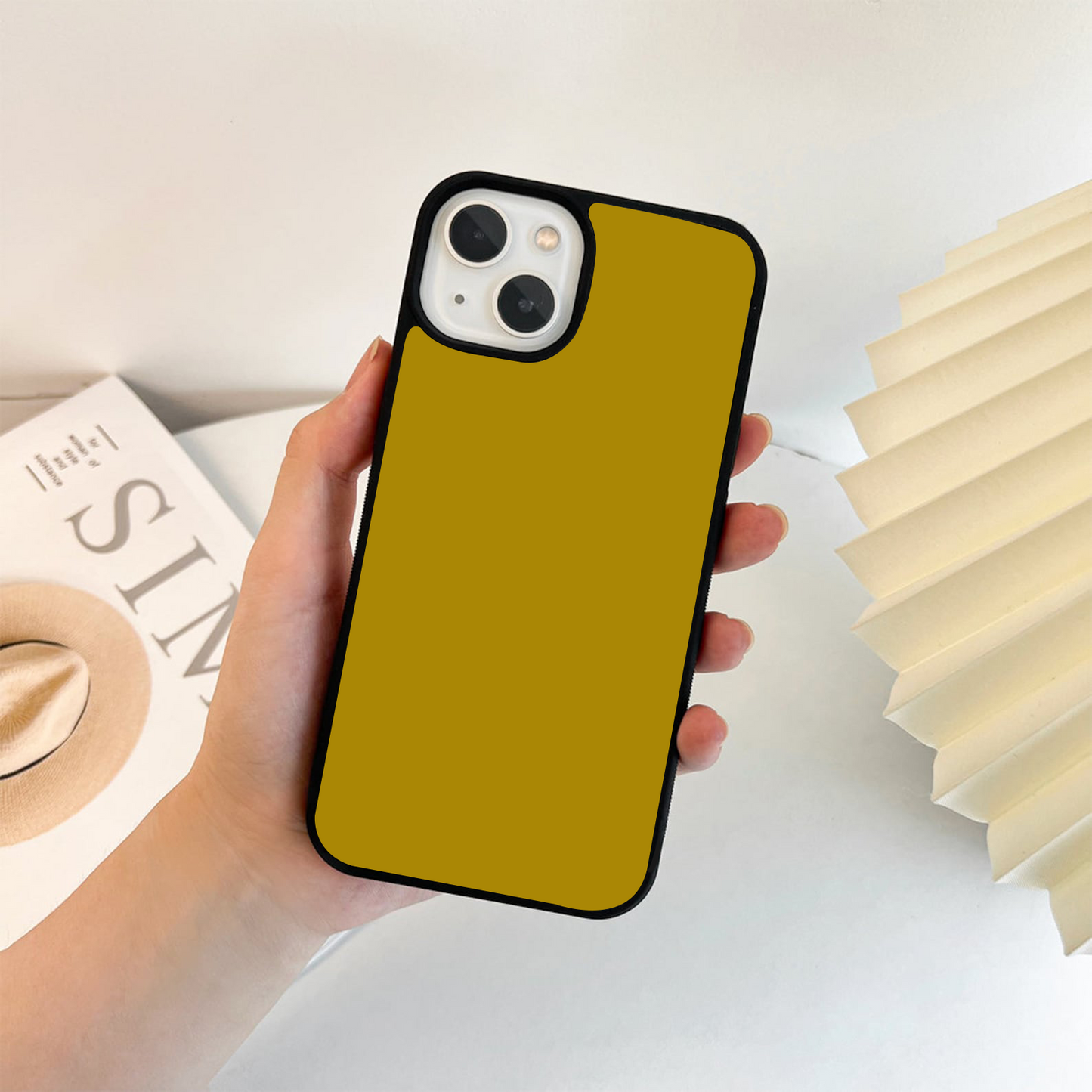 Pantone Golden Palm Glass Case