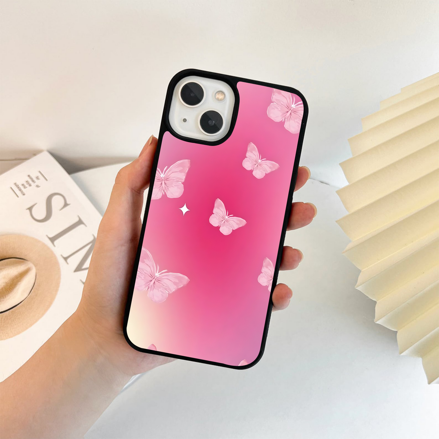 Dreamy Wings Glow Glass Case
