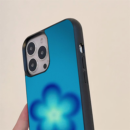 Floral Funk Blue Glass Case