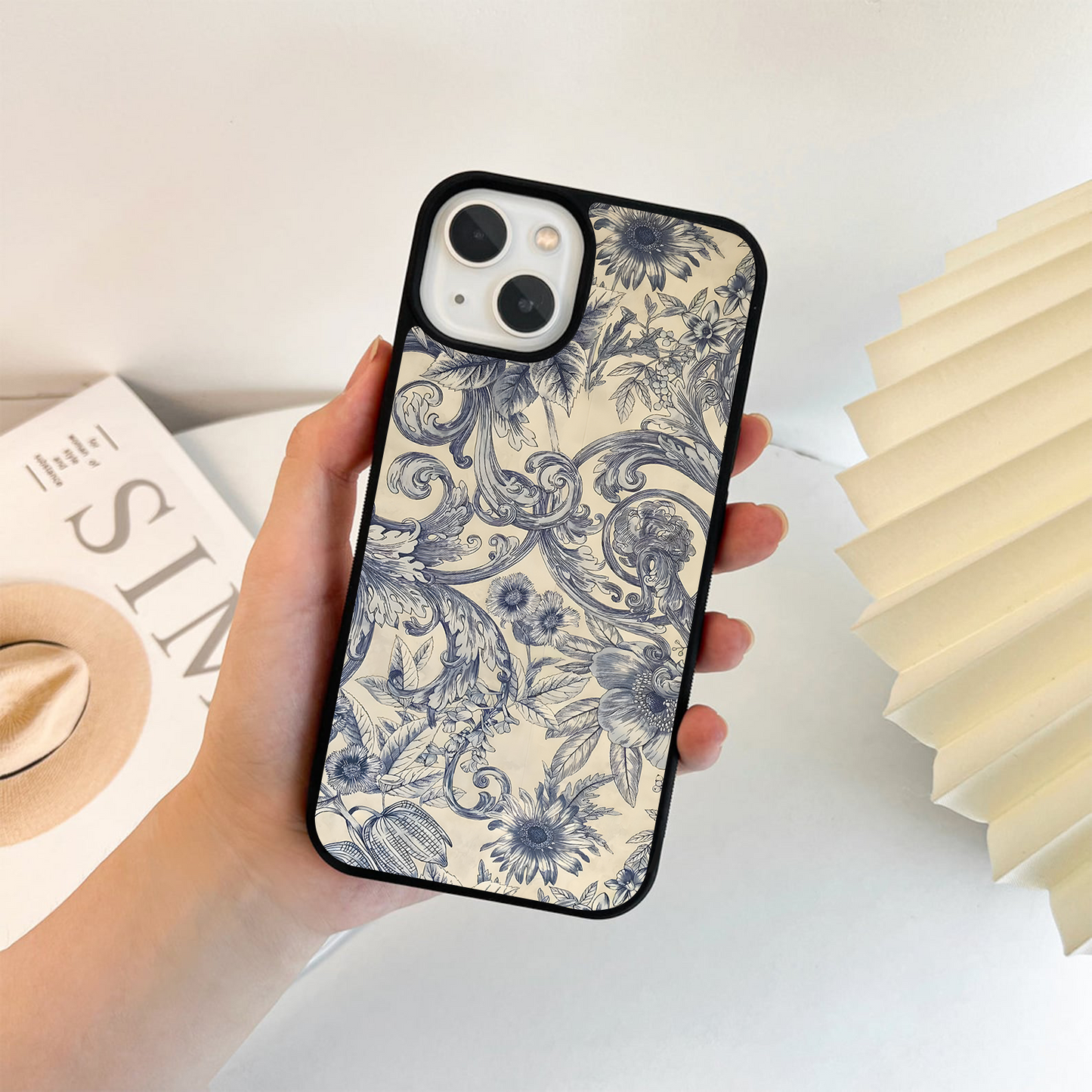 Vintage Bloom Whirl Glass Case