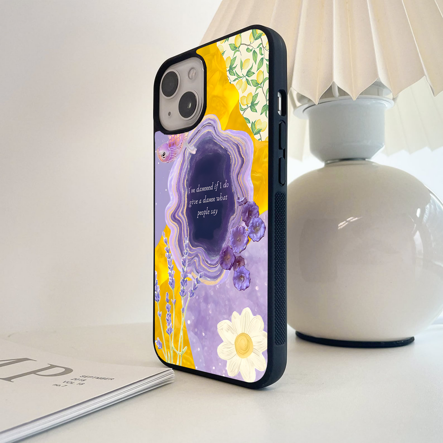 Waves of Courage Glass Case