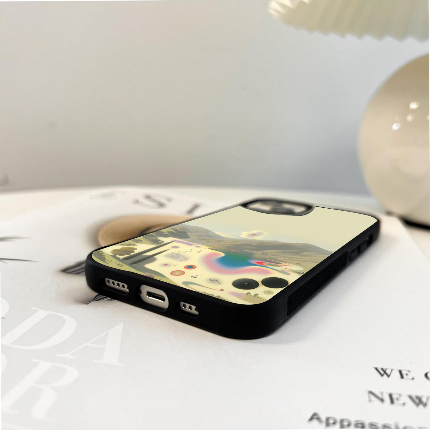 Pastel Dream Valley Glass Case