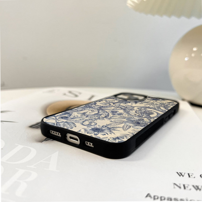 Vintage Bloom Whirl Glass Case