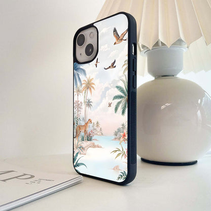 Tropical Wild Majesty Glass Case