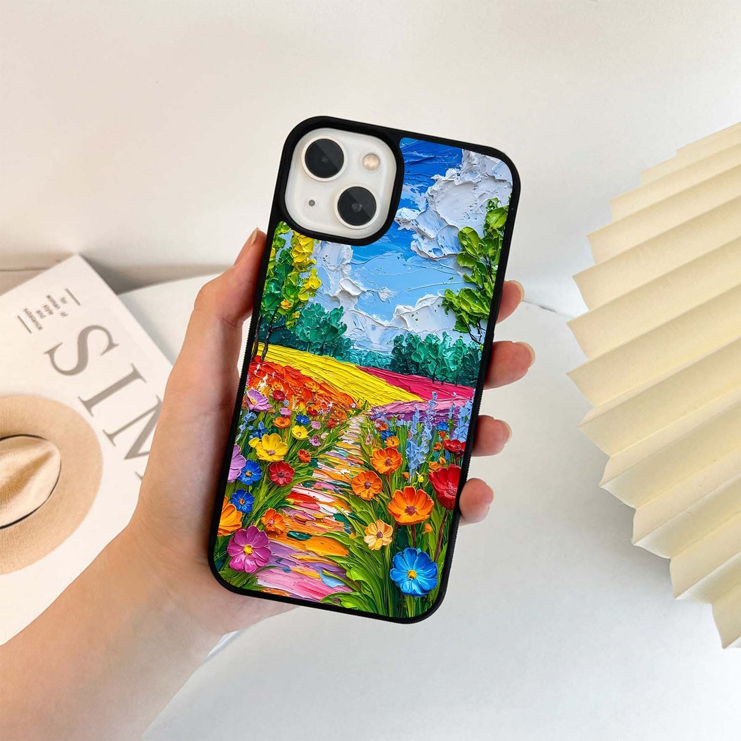 Color Meadow Glass Case