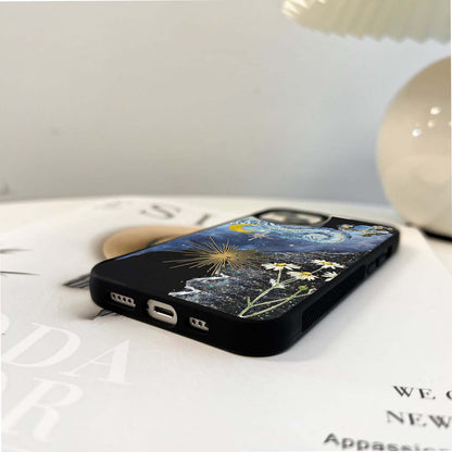 Galactic Bloom Flow Glass Case