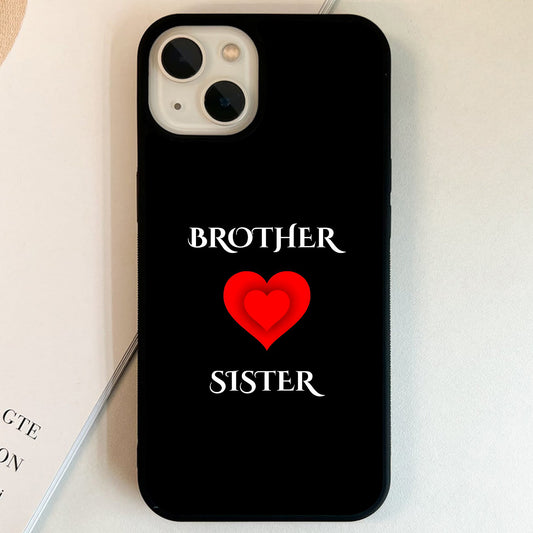 Heart Of Siblings Glass Case