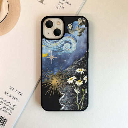 Galactic Bloom Flow Glass Case