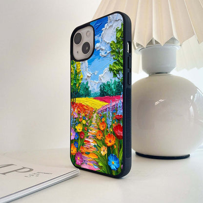 Color Meadow Glass Case