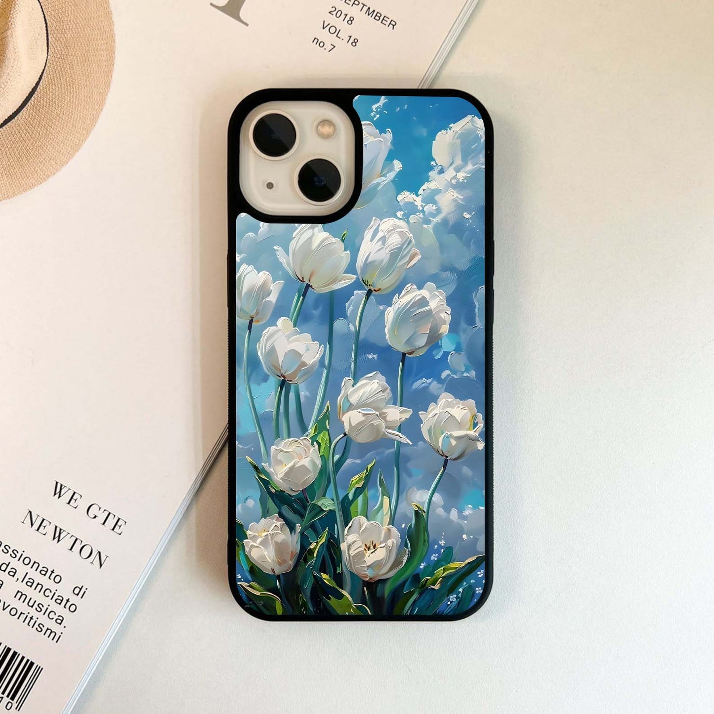 Heavenly Tulip Rise Glass Case