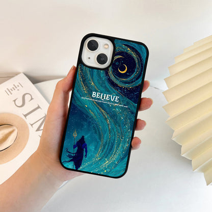 Meditative Shiva Radiance Glass Case
