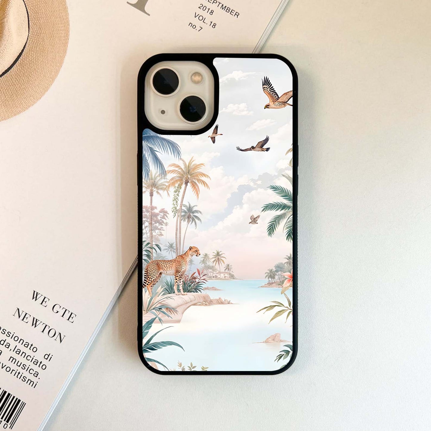 Tropical Wild Majesty Glass Case