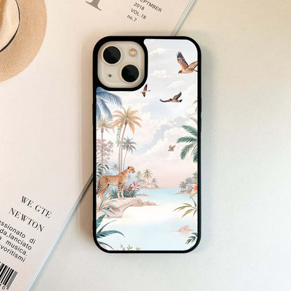 Tropical Wild Majesty Glass Case