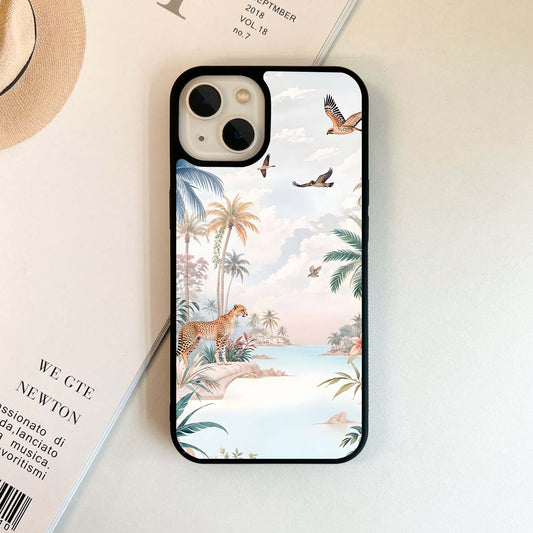 Tropical Wild Majesty Glass Case