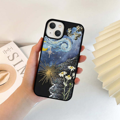 Galactic Bloom Flow Glass Case