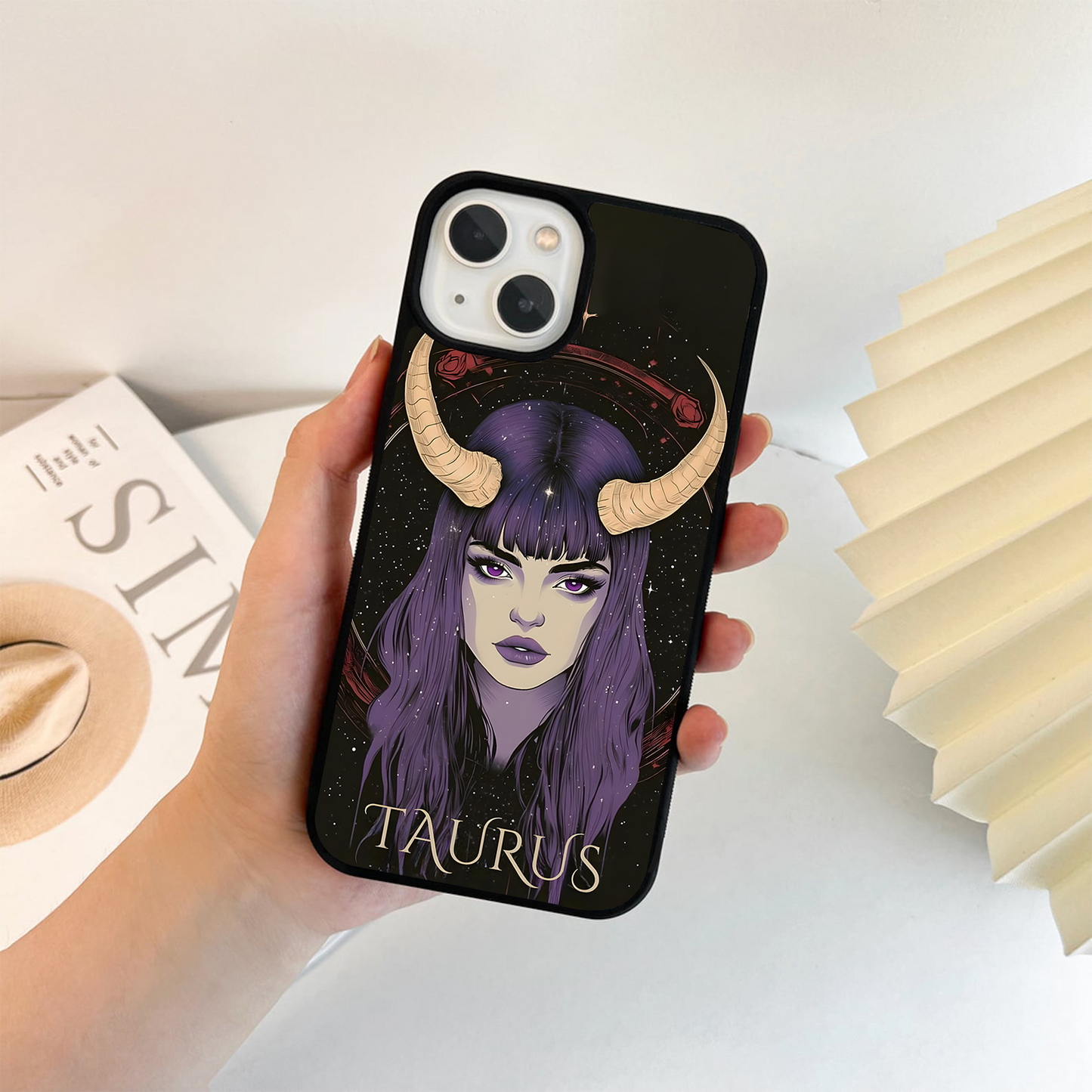 Zodiac Taurus Glass Case