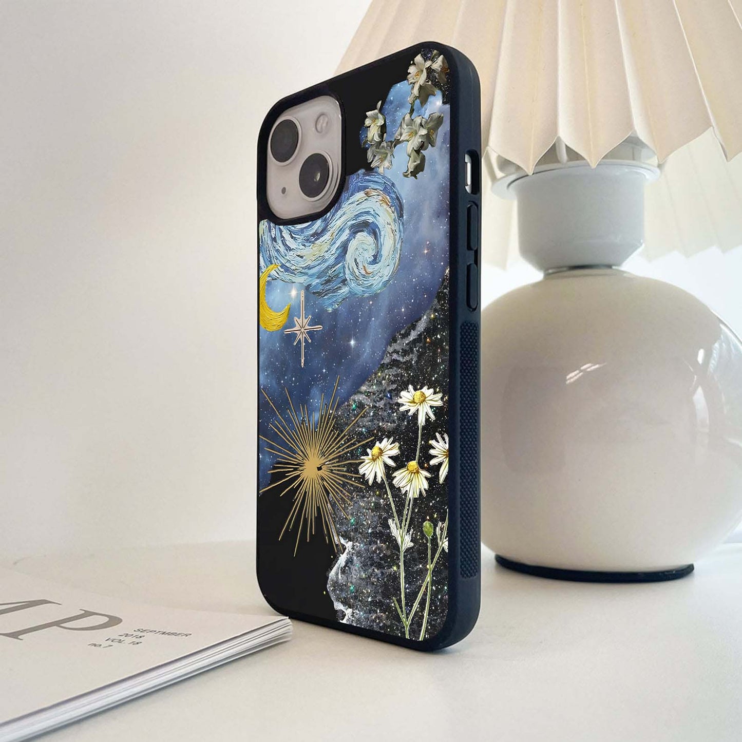 Galactic Bloom Flow Glass Case