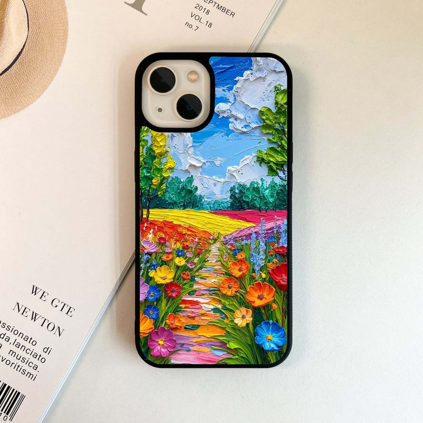 Color Meadow Glass Case