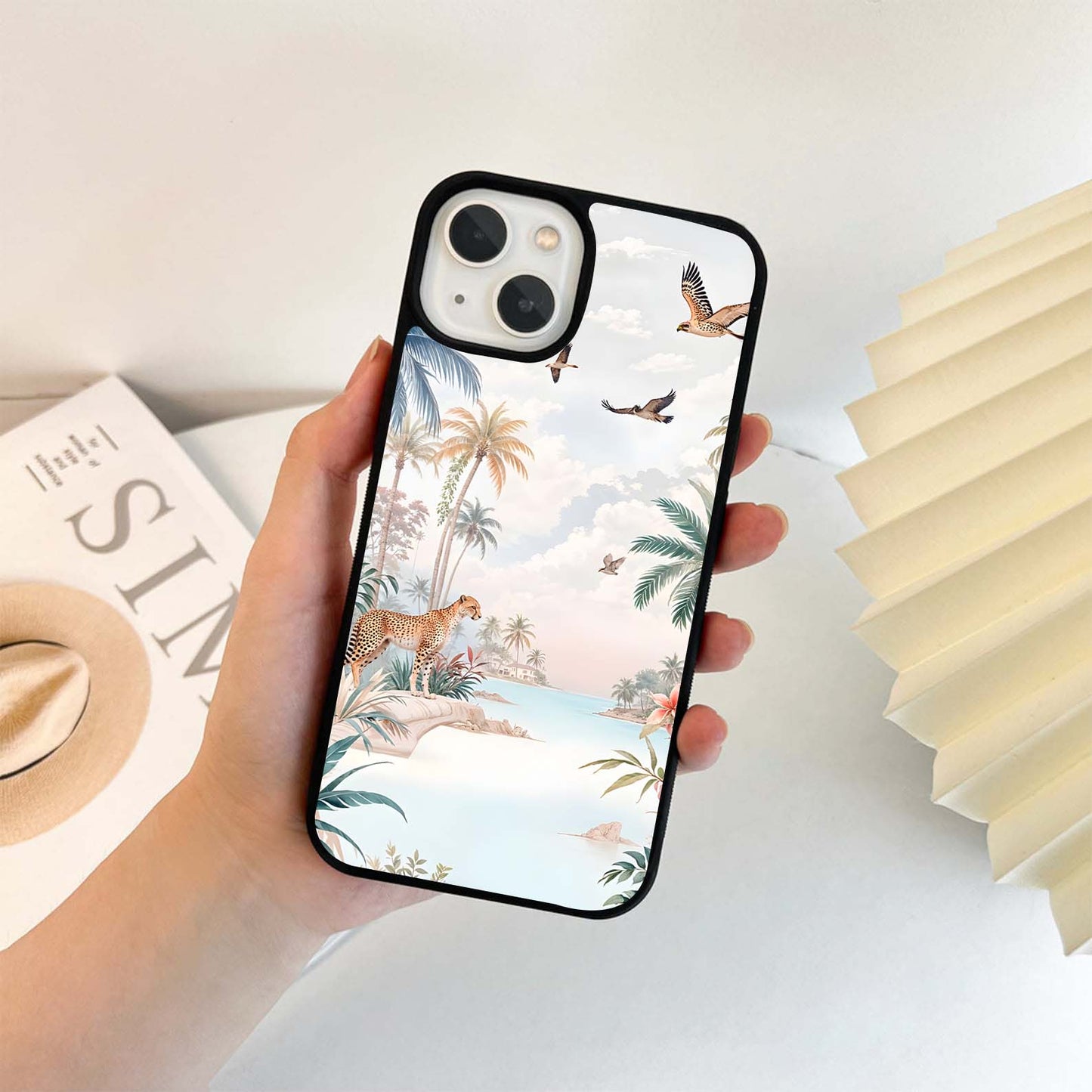 Tropical Wild Majesty Glass Case