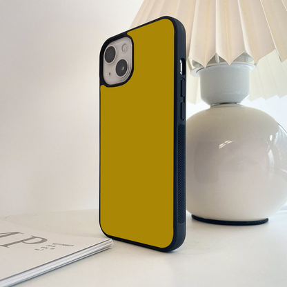 Pantone Golden Palm Glass Case