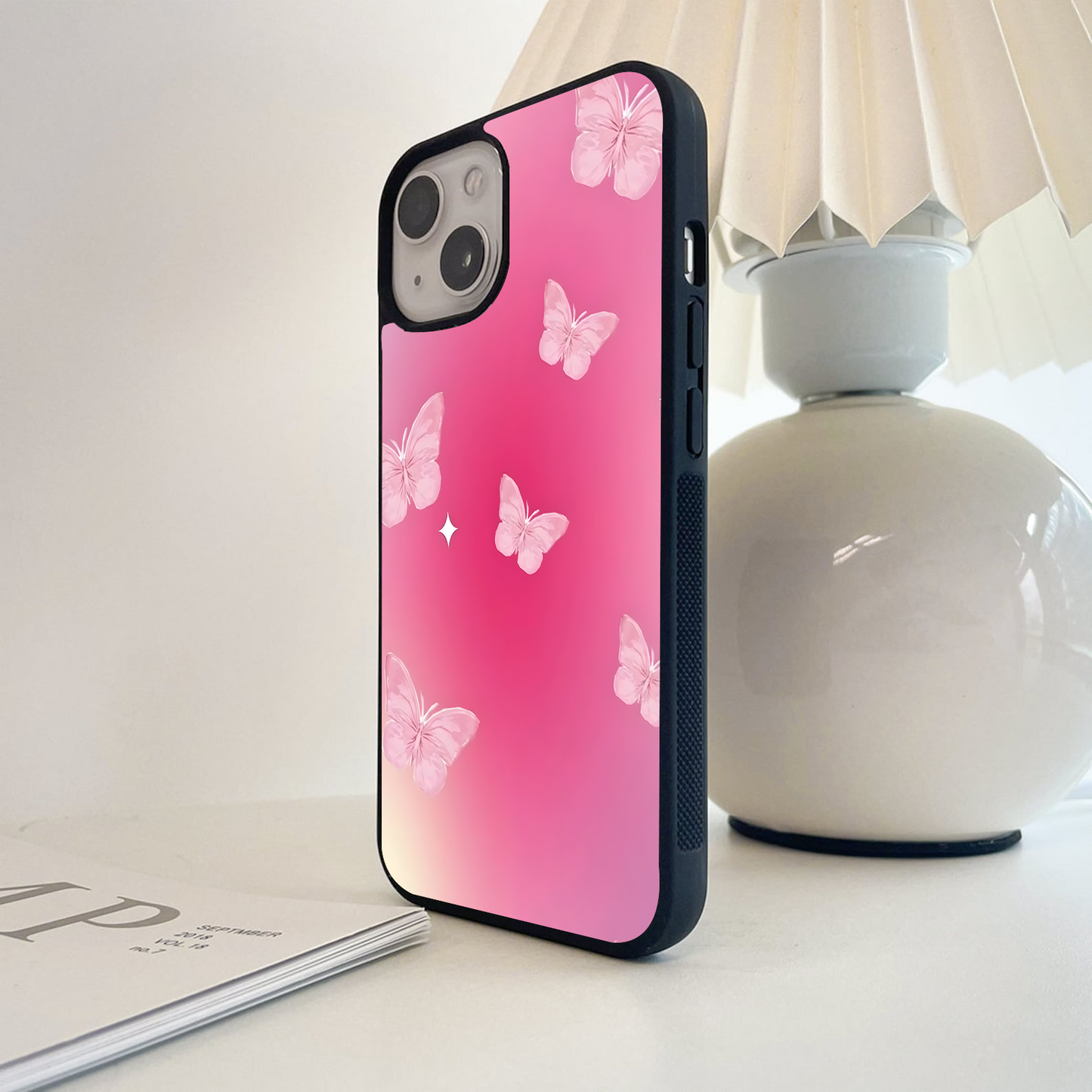 Dreamy Wings Glow Glass Case