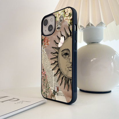 Boho Mystic Bloom Glass Case