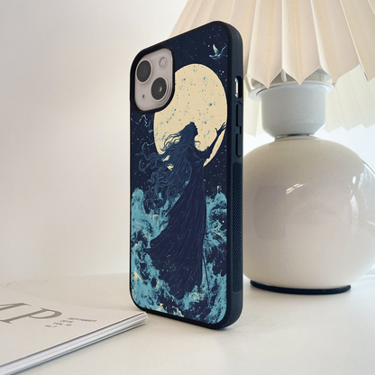 Crimson water Art Glass Case