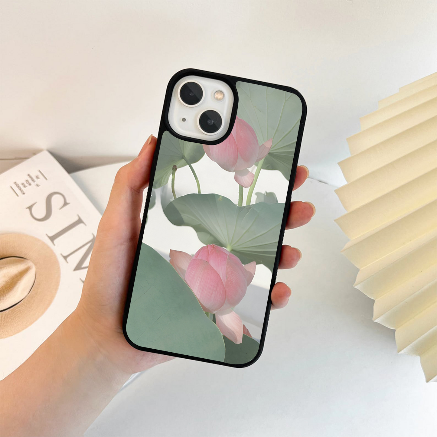 Gentle Lotus Light Glass Case