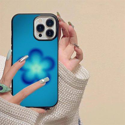 Floral Funk Blue Glass Case