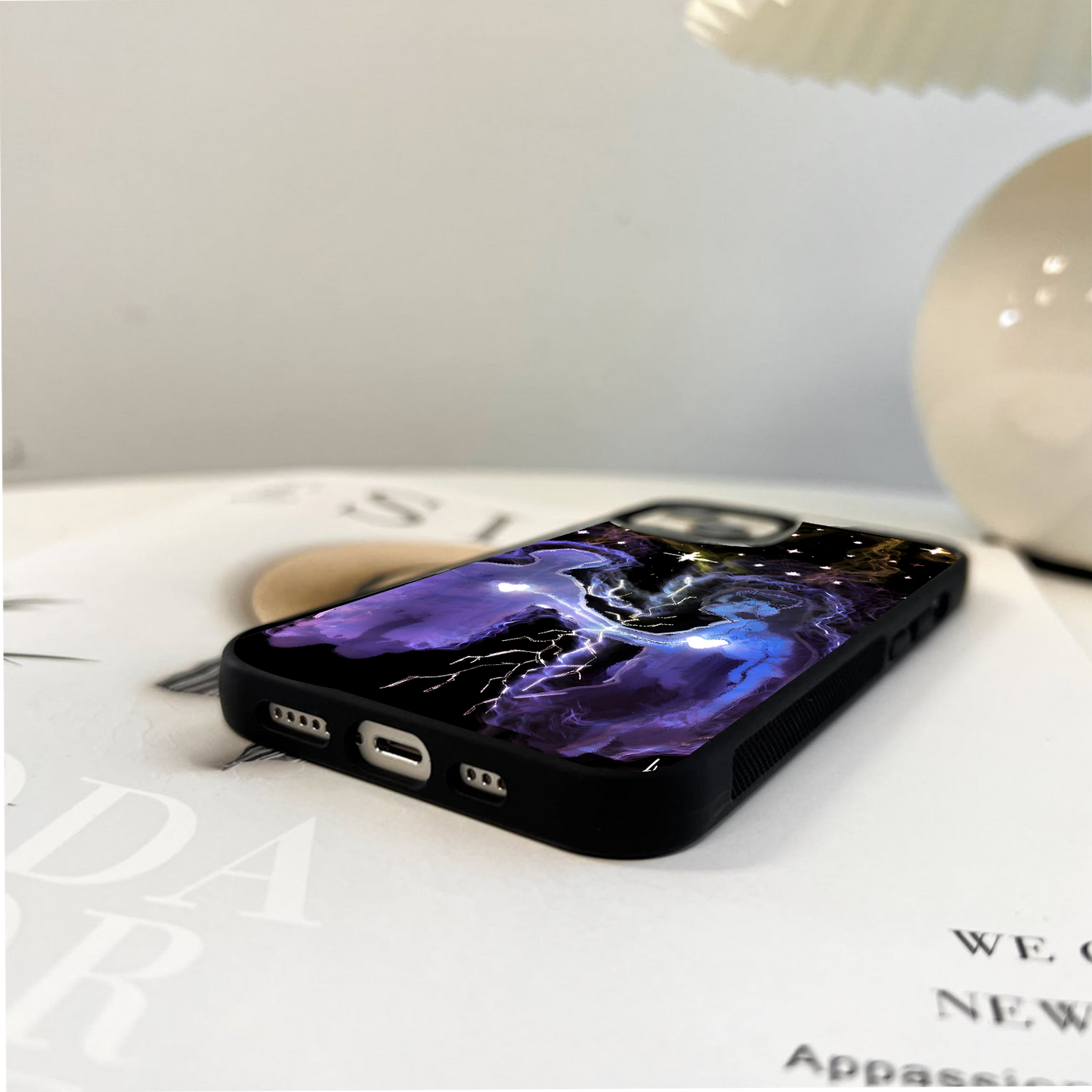 Electric Heart Bond Glass Case