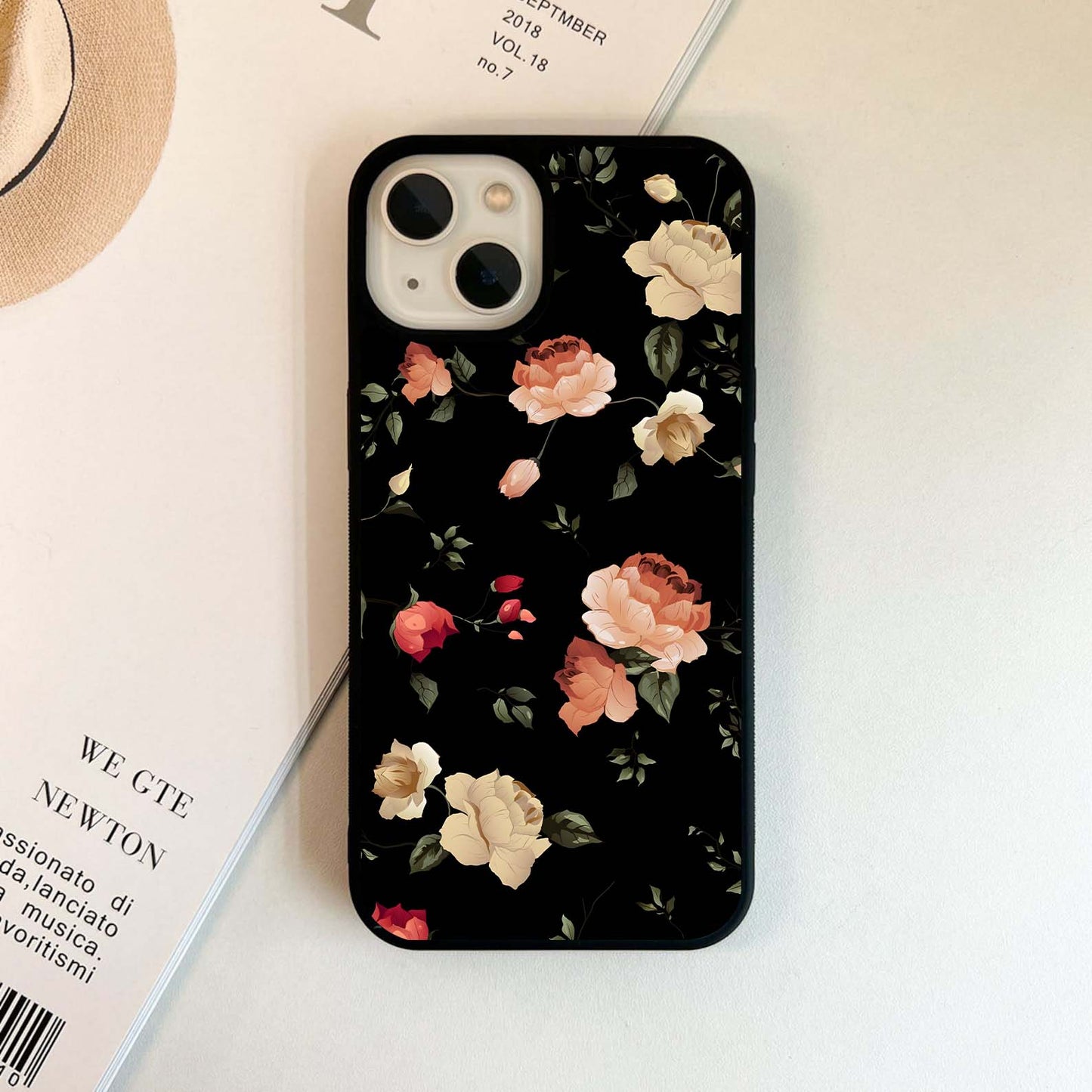 Twilight Rose Romance Glass Case