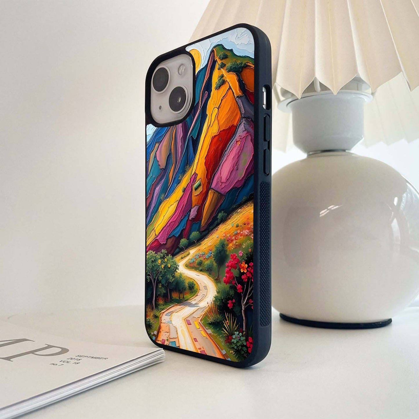 Color Trail Peak Glass Case