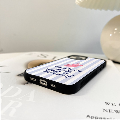 Butterfly Winged Hope Glass Case