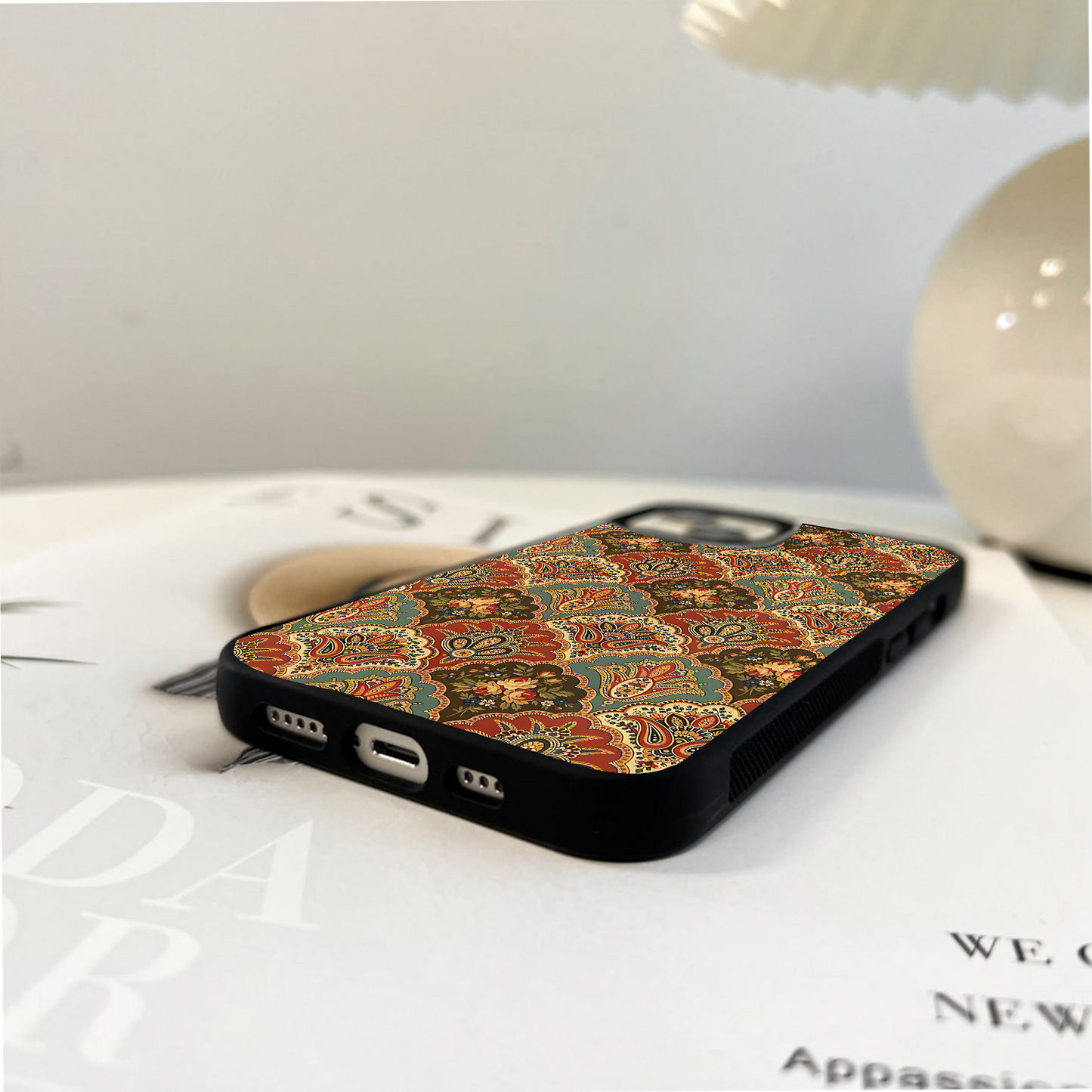 Blossom Tapestry Glass Case