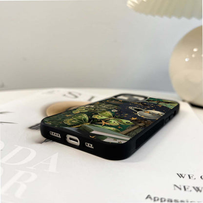 Celestial Moth Dreams Glass Case